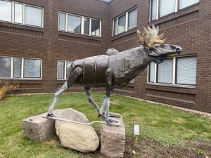 ITE elk sculpture.