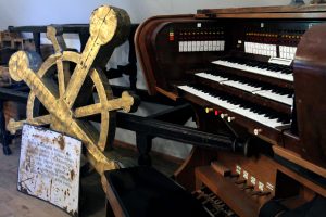 Old church organ.