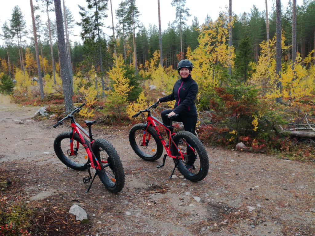 With fatbikes in geopark Hämeenkangas