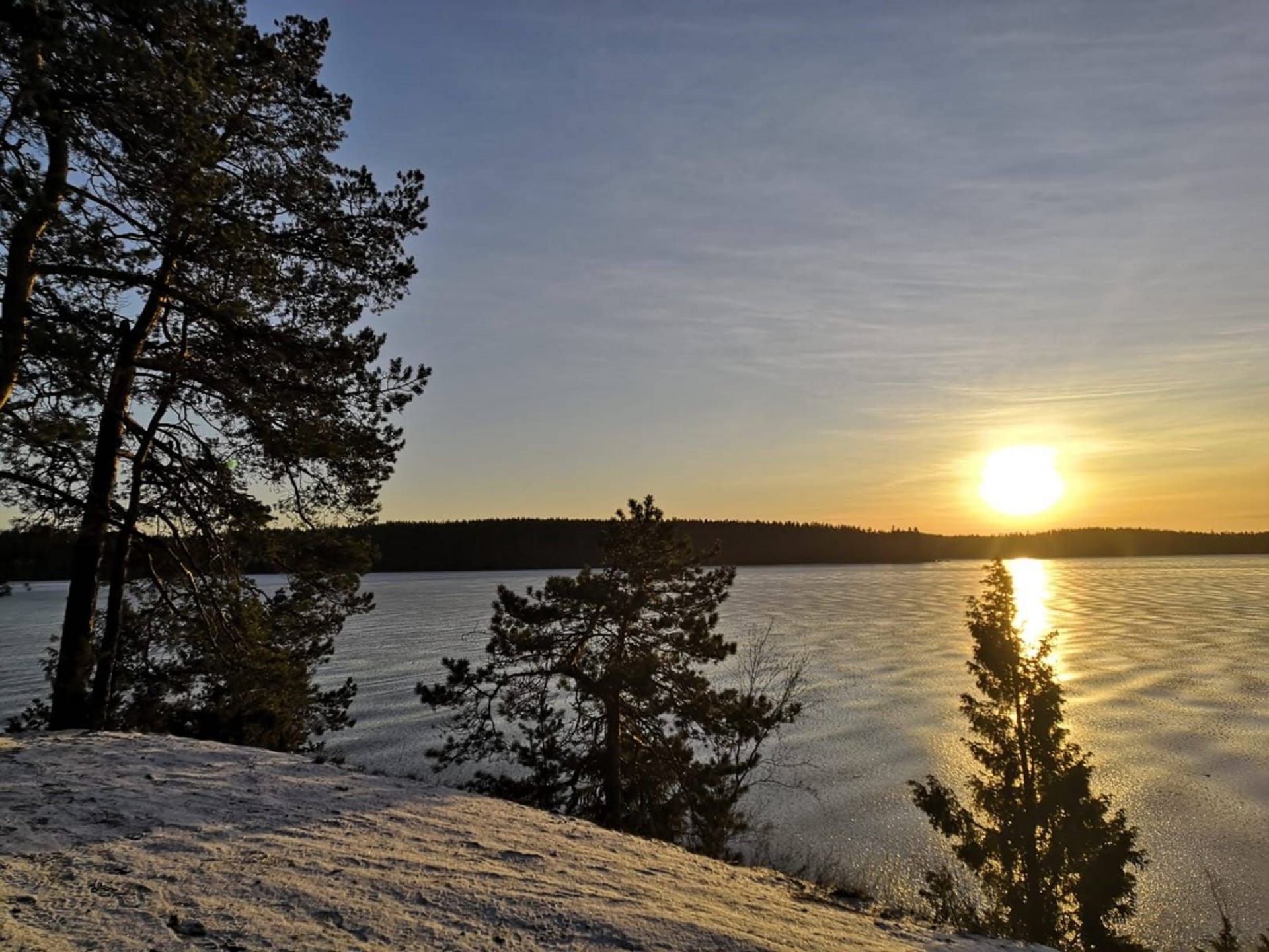 Sunset at Vanajaniemi