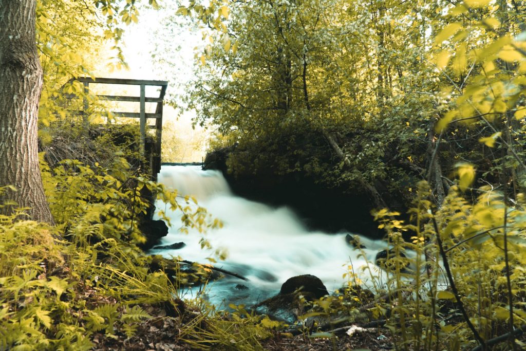 Urpola Nature Centre in the spring.