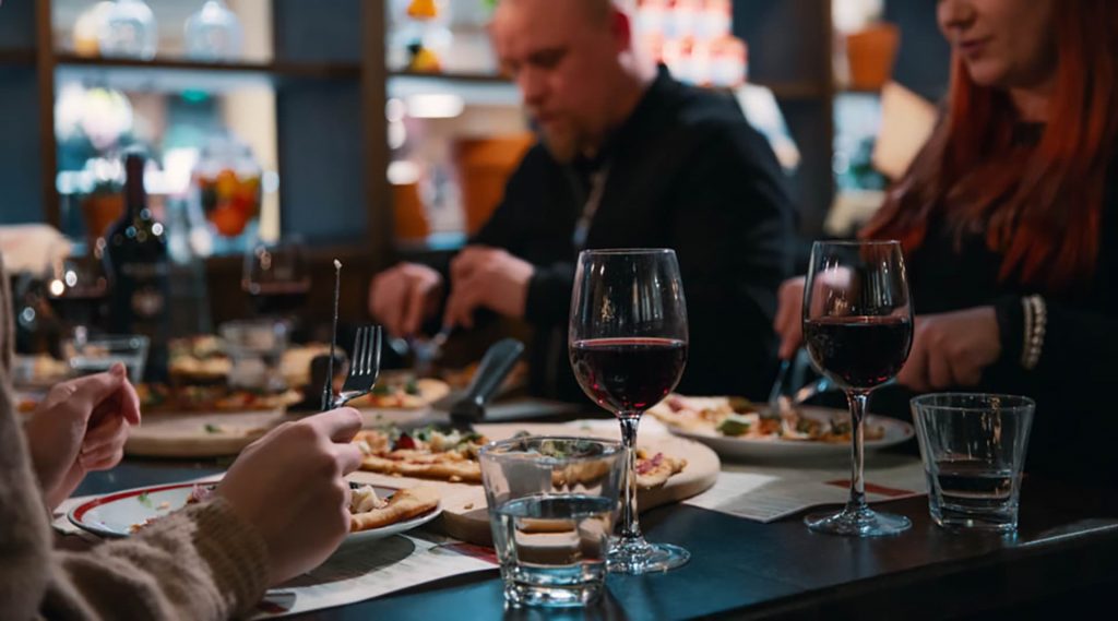 Rosso is a nice place to spend time with friends