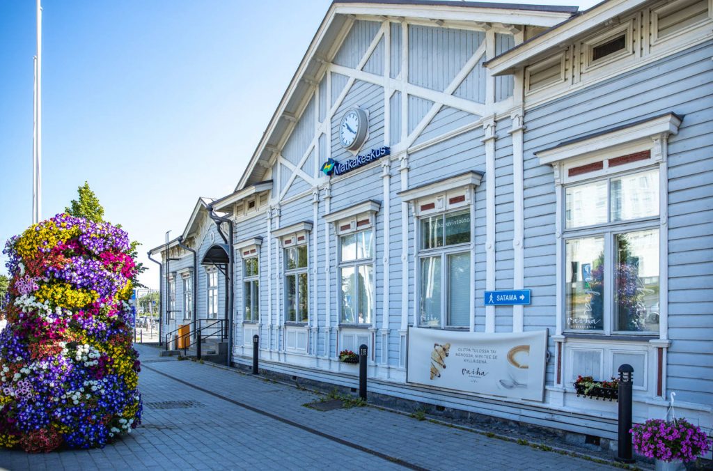 Ravintola Vaiha Asema Mikkelissä. Restaurant Vaiha Asema in Mikkeli.