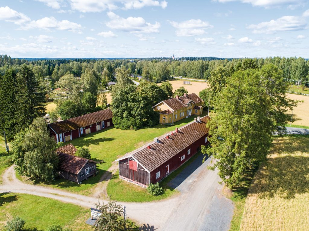 Juvan museoalue lintuperspektiivistä