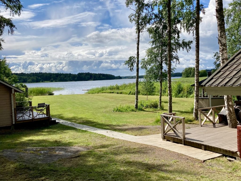Cottage Kotirantas view to the lake Saimaa.