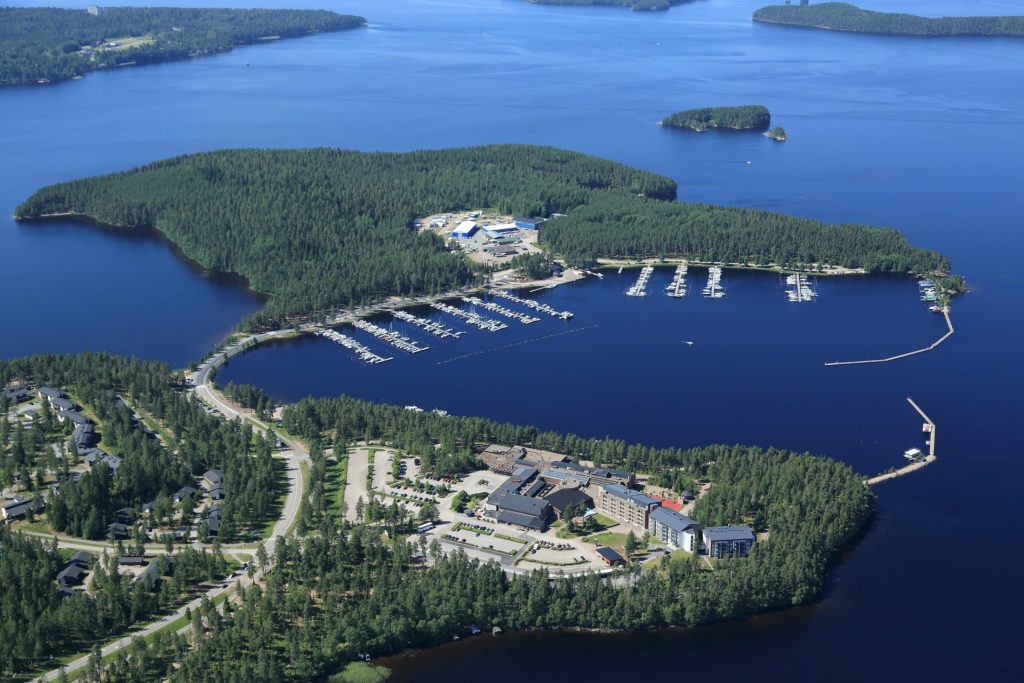 Ilmakuva Imatran satamasta