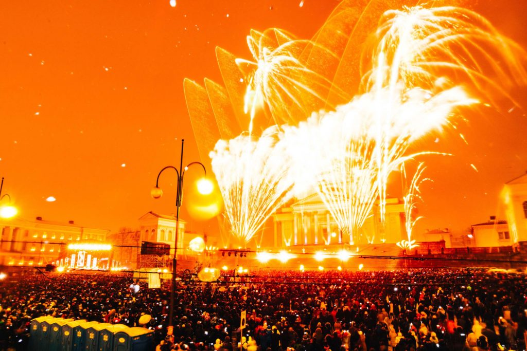 New Year fireworks