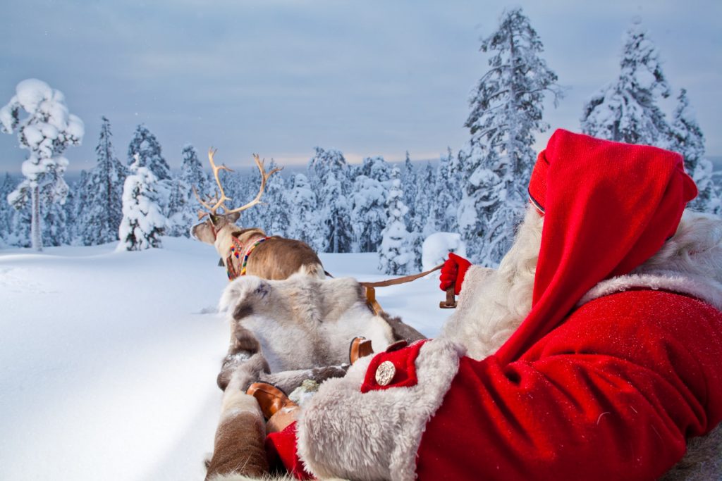 Santa is on his way