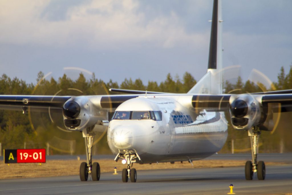 Amapola Flyg:n lento laskeutui ensimmäisen kerran kentällemme ma 2.5.2022.