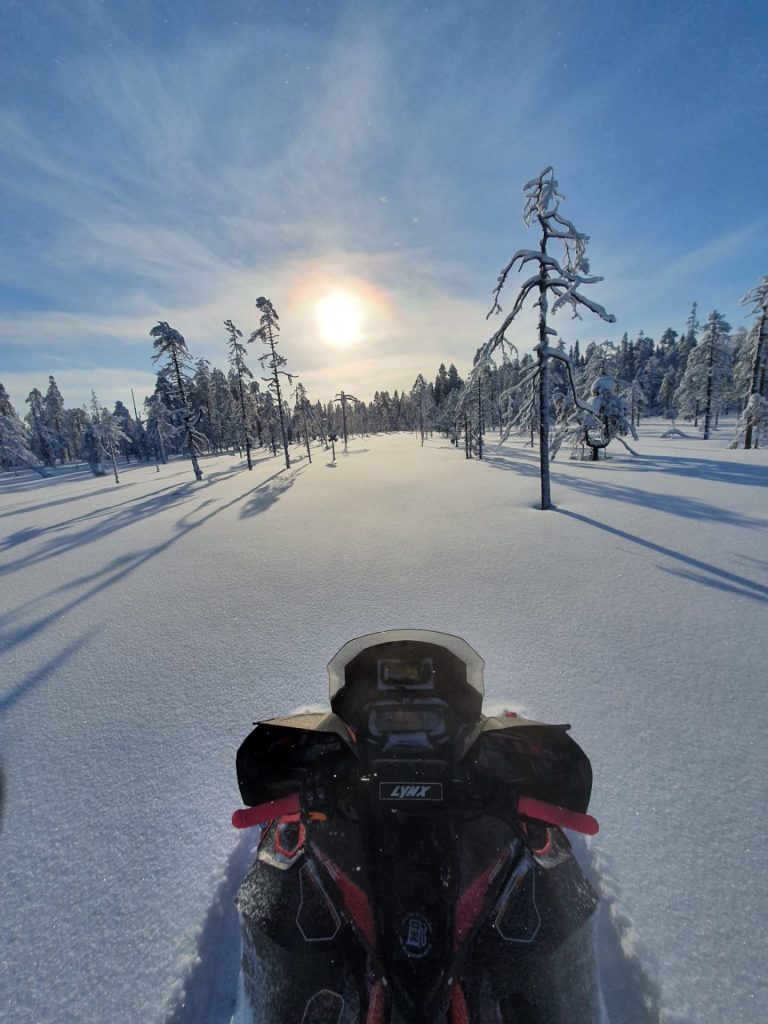 snowmobiling