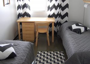 A room for two.